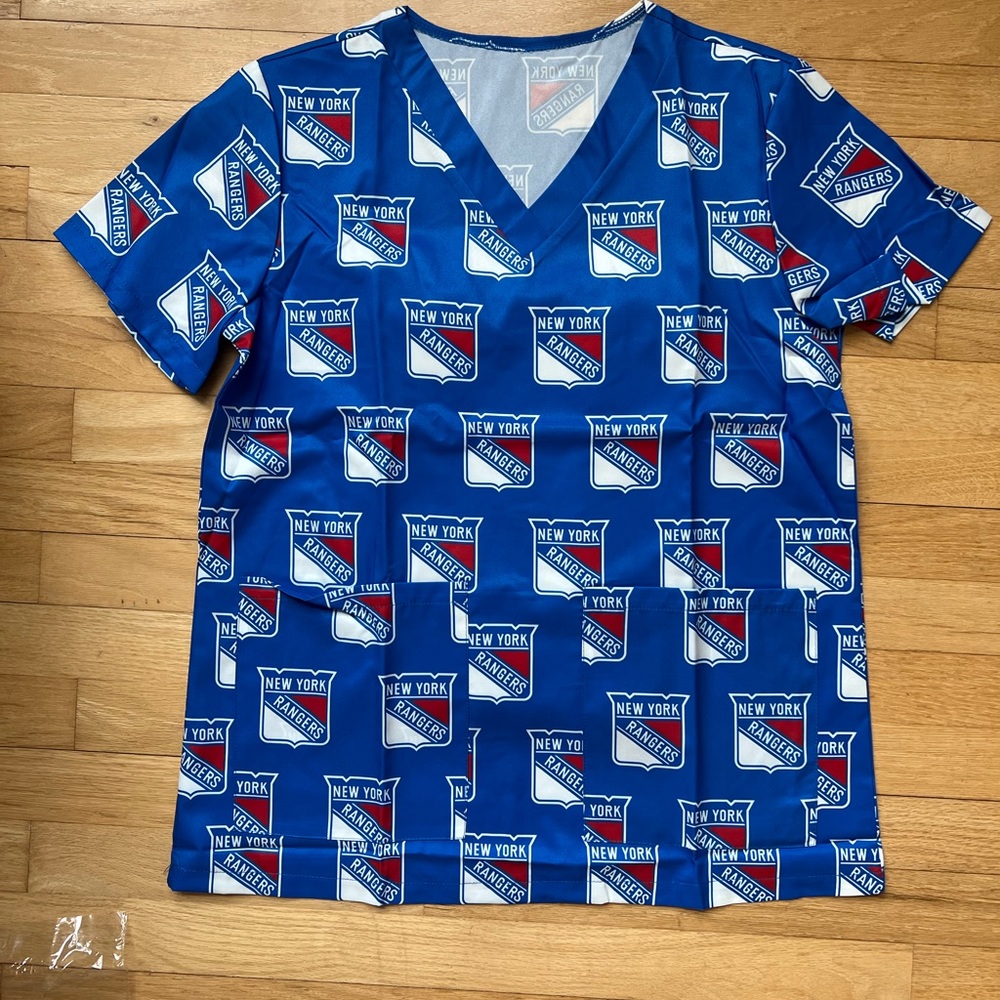 Brand new NY Rangers Scrub tops!